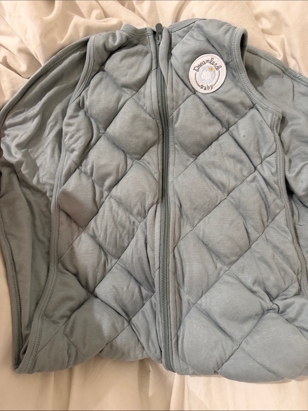 Dreamland sleep sack Quilted Light Blue Baby Jacket